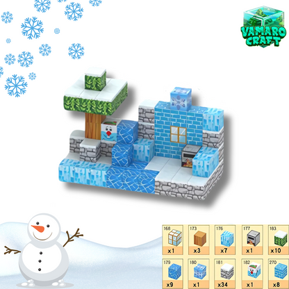 MagnoBlocks - Winter Wonderland (75 blocks)