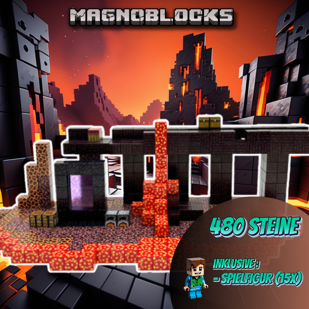 MagnoBlocks - Lava Cave (480 blocks)